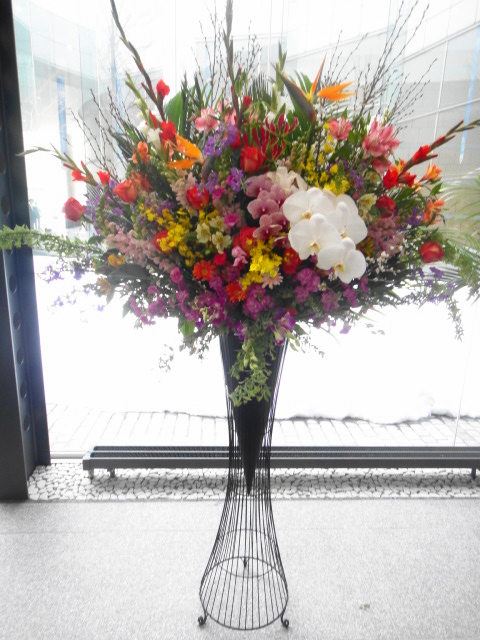 アイアンスタンド花３