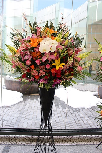 アイアンスタンド花２